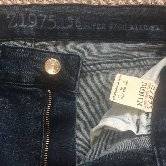 Zara Z1975 Super High-Rise Fit Skinny Jeans - Picture 6 of 9